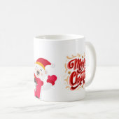 サンタ&フレンズのクリスマスマグ コーヒーマグカップ (正面右)