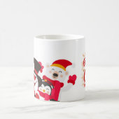 サンタ&フレンズのクリスマスマグ コーヒーマグカップ (中央)