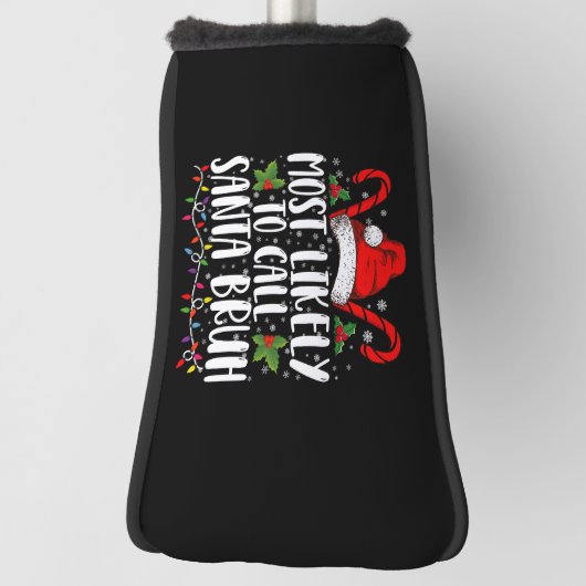 サンタ・ブラ・クリスマスを呼ぶ可能性がおもしろい高い ゴルフヘッドカバー (回転90)