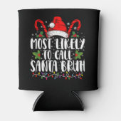 サンタ・ブラ・クリスマスを呼ぶ可能性がおもしろい高い 缶クーラー (正面)