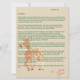 サンタ・ブルー・アイド・トナカイからの手紙 シーズンカード