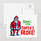 サンタ・ブローク シーズンポストカード (正面/裏面)