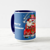 サンタ&プードルメリークリスマスピックアップマグ マグカップ (正面左)