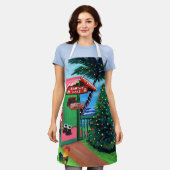 サンタ·ヘイル エプロン (着用した状態)