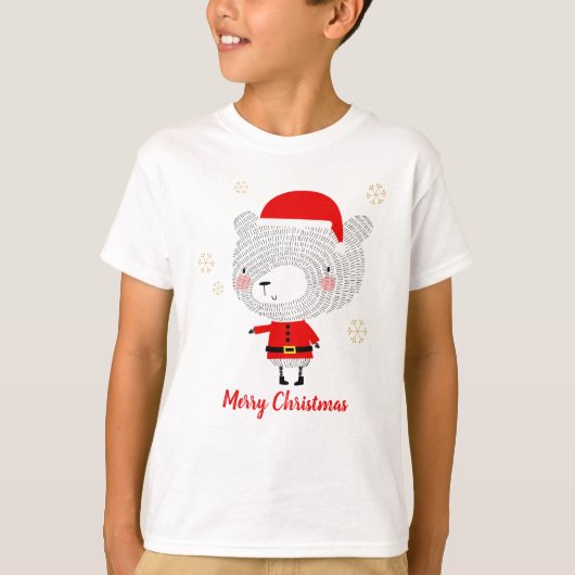 サンタ・ベアー・ドードレス Tシャツ (正面)