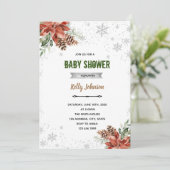 サンタ ベビーシャワー バースデー インビテーション (スタンド正面)