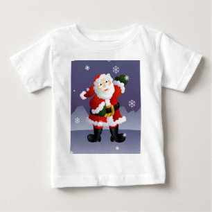 サンタ ベビーTシャツ