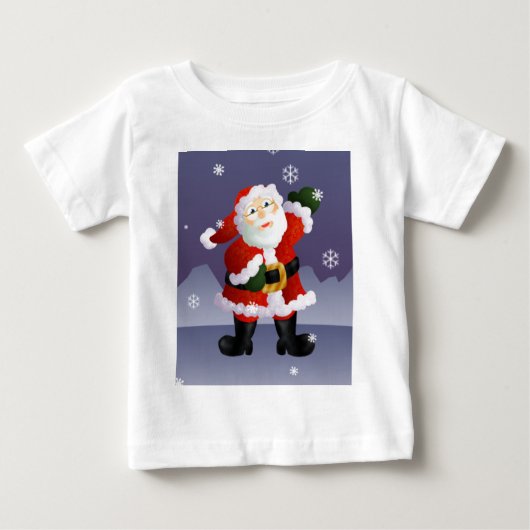 サンタ ベビーTシャツ (正面)