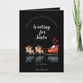 サンタ・ホを待ってる！ホー！ホー！ウィンターホリデー 招待状