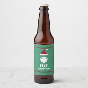 サンタ,ホホホホ,ホリデー ビールラベル