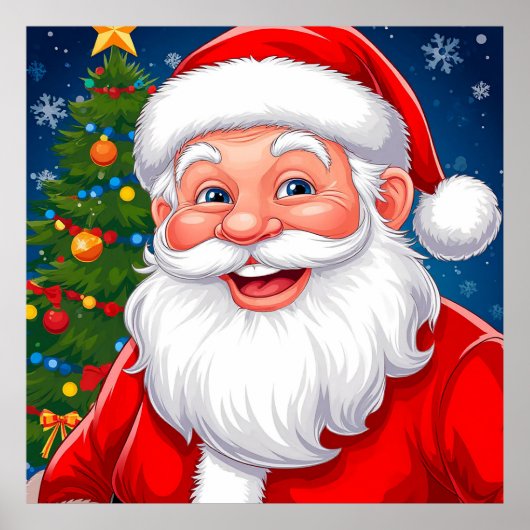 🎅 サンタ ホリデー ジョイ グロー ホーム スタイル 🎄 ポスター (正面)