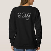 サンタ・ホーを待って！ホー！ホー！ウィンターホリデークリスマス スウェットシャツ (裏面)