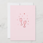 サンタ ホー ホー ホーの楽しいクリスマスパーティー 招待状 (裏面)