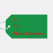 サンタ(ホ、ホ、ホ) ギフトタグ (裏面横)