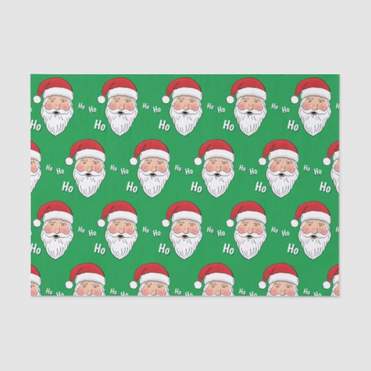 サンタ（ホ、ホ、ホ） 薄葉紙 (正面)