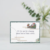 サンタ ポストカード (スタンド正面)