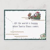 サンタ ポストカード (正面)