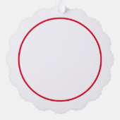 サンタ・ポストマンとマグパイ オーナメントカード (裏面)