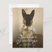 サンタ・ポーズって言った？ シーズンポストカード (正面/裏面)