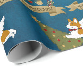 サンタ・ポーズの聖降誕祭お目出度う！ ラッピングペーパー (ロールコーナー)