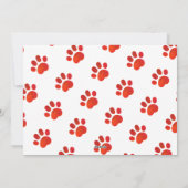 サンタ・ポーズ来は町のクリスマス写真へ シーズンカード (裏面)