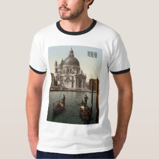 サンタ・マリア・デラ・ソリュートinヴェネツィア(1900年c.) tシャツ