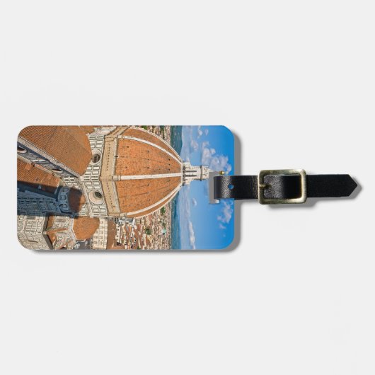 サンタ・マリア・デル・フィオーレ大聖堂 - フィレンツェ ラゲッジタグ (正面横)