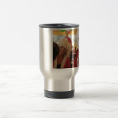 サンタ&ミセスクロースクリスマスお祝い-フェスティバル トラベルマグ (中央)