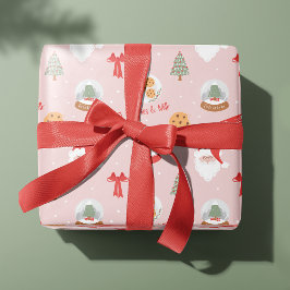 サンタ&ミセスクロースフェスティバルファーラクリスマス ラッピングペーパー