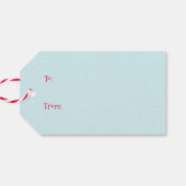 サンタ・ミルク・クッキー・ドラゴン ギフトタグ (裏面横)