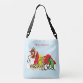 サンタ・ミルク・クッキー・ドラゴン クロスボディバッグ (裏面)