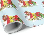 サンタ・ミルク・クッキー・ドラゴン ラッピングペーパー (ロールコーナー)