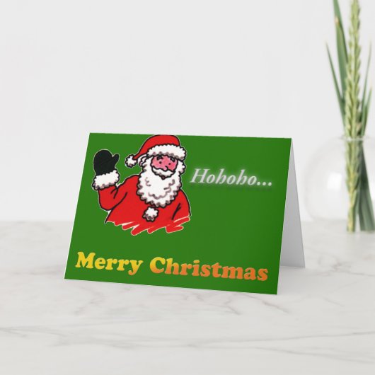 サンタ·メリークリスマス シーズンカード (正面)