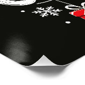 サンタ メリークリスマス ライト ホリデー ポスター (コーナー)