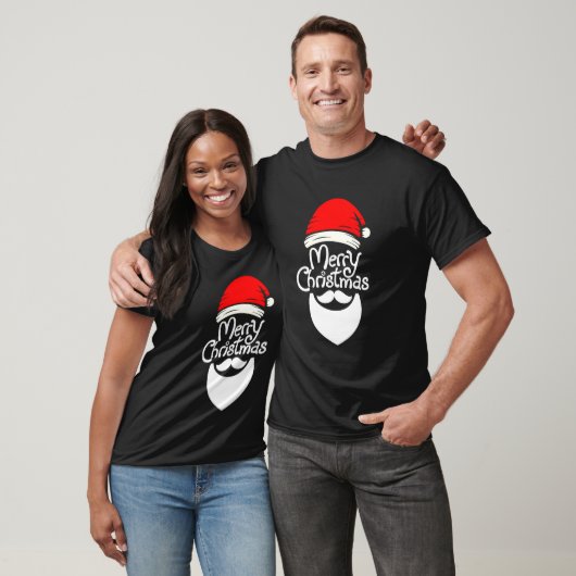 サンタ メリークリスマス  Tシャツ (ユニセックス)