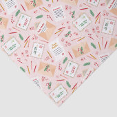 サンタ・メールへの愛らしい手紙クリスマスパターン 薄葉紙 (詳細)