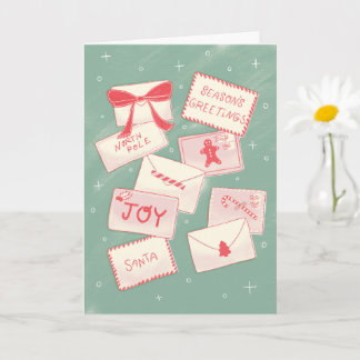 サンタ・メール・シーズンのご挨拶クリスマスカード カード