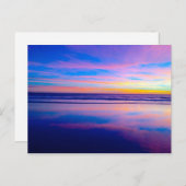 サンタ・モニカ・ブルードリーム・サンセット ポストカード (正面/裏面)