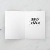 サンタ・ユニコーンクリスマス シーズンカード (内部)