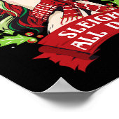 サンタ・ユニコーン・クリスマス ポスター (角)