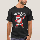 サンタ・ヨーヨーヨーヨークリスマスダビング Tシャツ (正面)