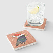 サンタ・ヨーロッパスターリング ストーンコースター (横)