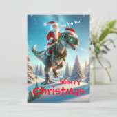 サンタ・ライディング・ア・ディノソーア シーズンカード (スタンド正面)