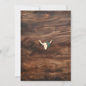 サンタ・ライディング・ア・ブル 招待状 (裏面)