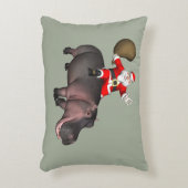 サンタ・ライディング・オン・ヒッポ アクセントクッション (正面(垂直))