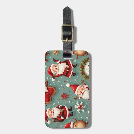 サンタ ラゲッジタグ (正面縦)