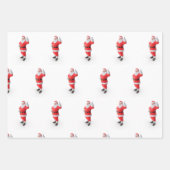 サンタ ラッピングペーパーシート (正面3)