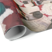 サンタ ラッピングペーパー (ロールコーナー)