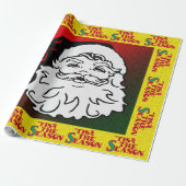 サンタ –  ラッピングペーパー (アンロールド)