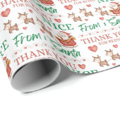 サンタ・ラッピング紙 ラッピングペーパー (ロールコーナー)